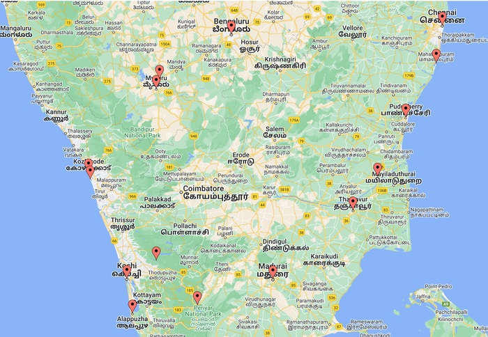 Exploration de l'immensité du sud de l'Inde